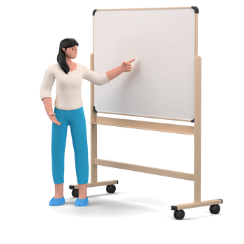 business, character builder _ presentation, lecture, whiteboard, education, projection, project, woman.png